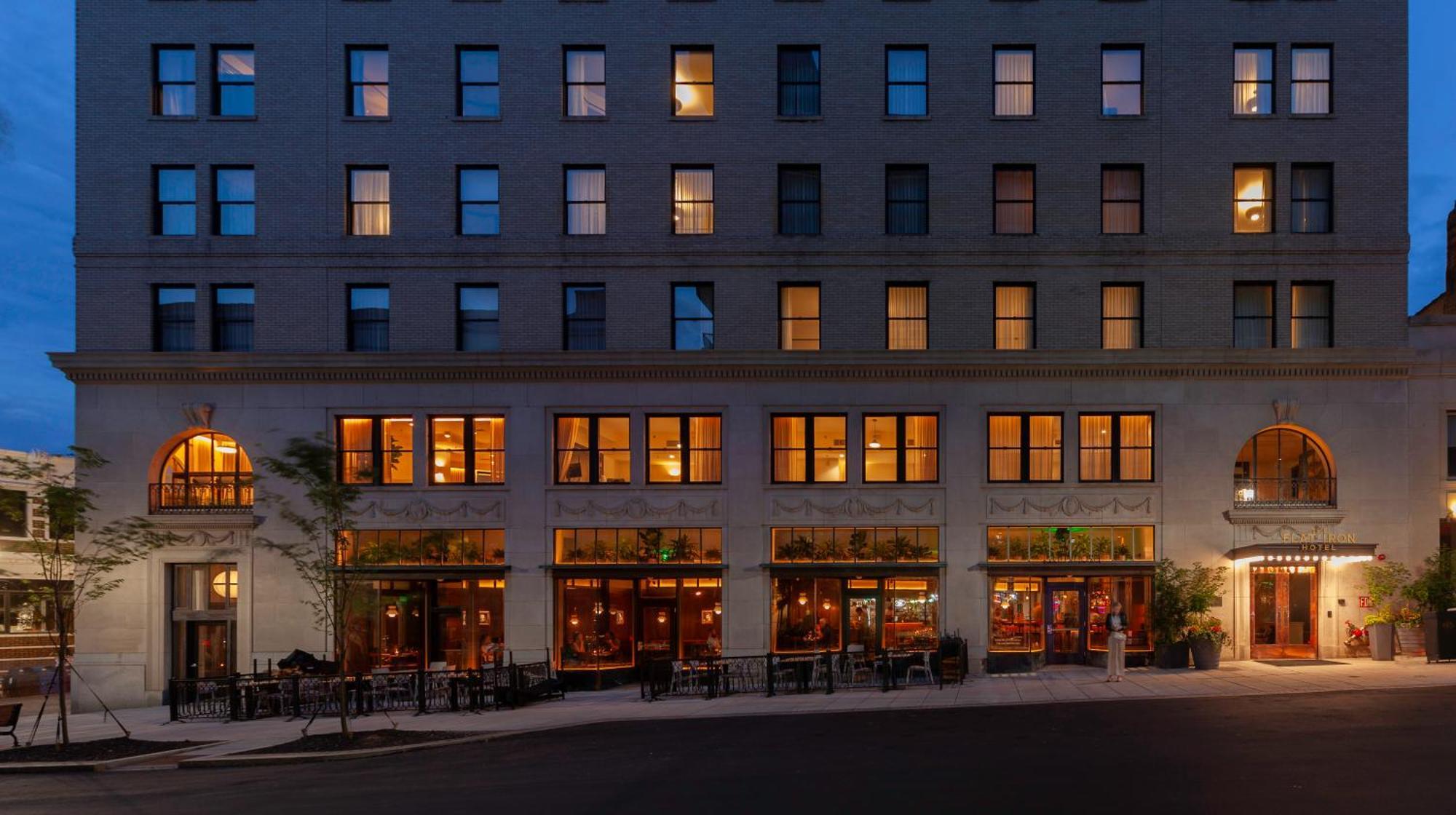 The Flat Iron Hotel Asheville Eksteriør bilde